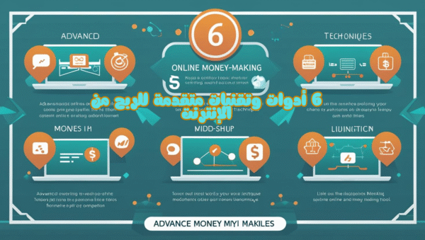 6 أدوات وتقنيات متقدمة للربح من الإنترنت
