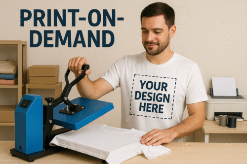 الطباعة حسب الطلب print on demand